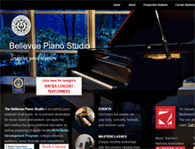 Tablet Screenshot of bellevuepianostudio.com